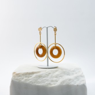Oneiro Earrings Beer (brown)