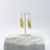 Neda Earrings Wine (olive green)