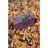 Colorful Small Jewelry Box with Boat Purple