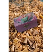 Colorful Small Jewelry Box with Boat Purple