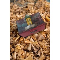 Colorful Small Jewelry Box with House Red